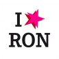 RonOrp Logo mit pinkem Stern