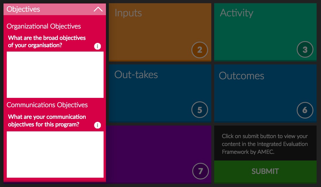 Amec Framework Kommunikation messen screenshot