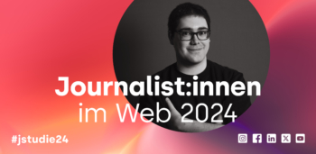 Basil Schöni von Republik, Journalist:innen im Web 2024